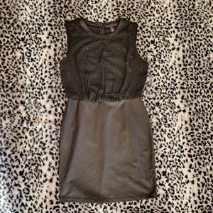 🌻 Forever 21 Black Faux Leather Mini Dress